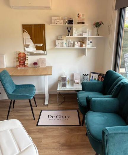 Dr Clare Aesthetics waiting area